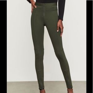 BCBG MaxAzria NWOT Moto Leggings in Burgundy size XXS